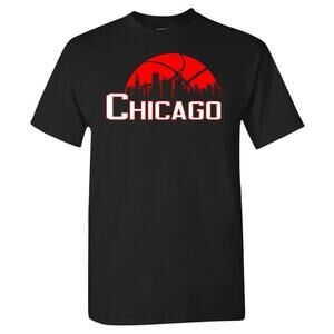 Xtreme Apparel Team Cityscape Skyline Mens Basketball Fan T-Shirt